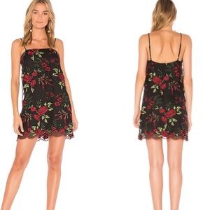 Show Me Your MuMu Risqué Rose Slip On Dress